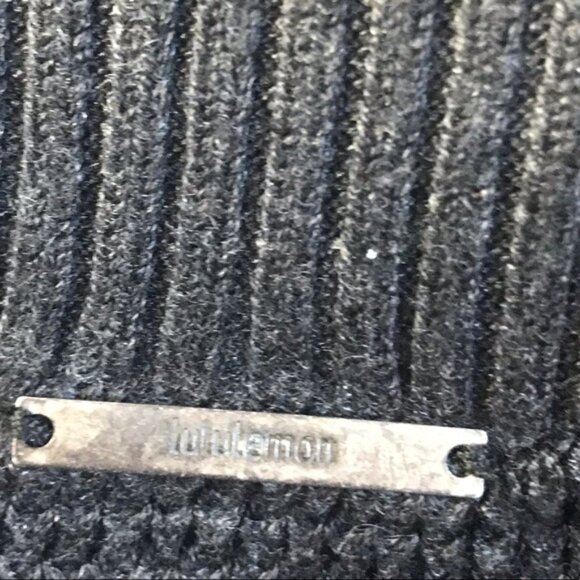 Lululemon Cashmere Bamboo Blend Belted Open Cardigan Waffle Knit Sweater Wrap 4 - Picture 9 of 13